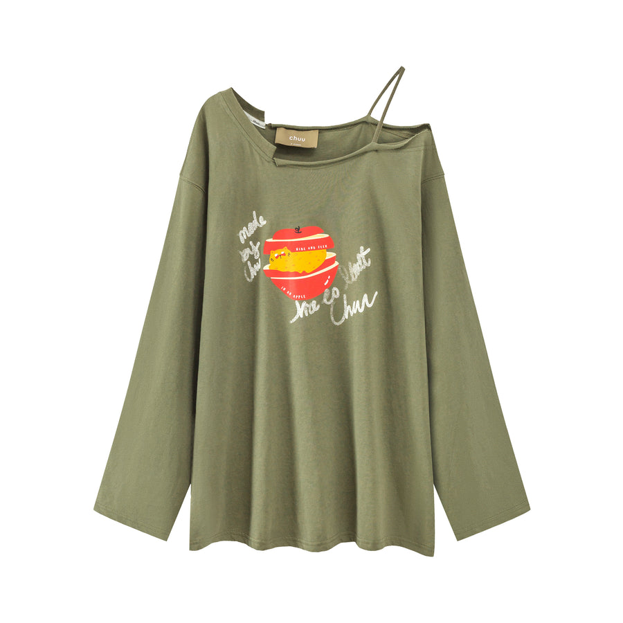 CHUU The Apple Of My Eye Loosefit Top