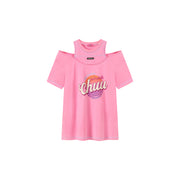 Hot And Chilli Off Shoulder Loose Fit T-Shirt