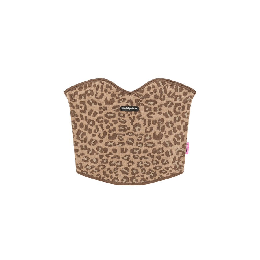 CHUU Leopard Tube Top