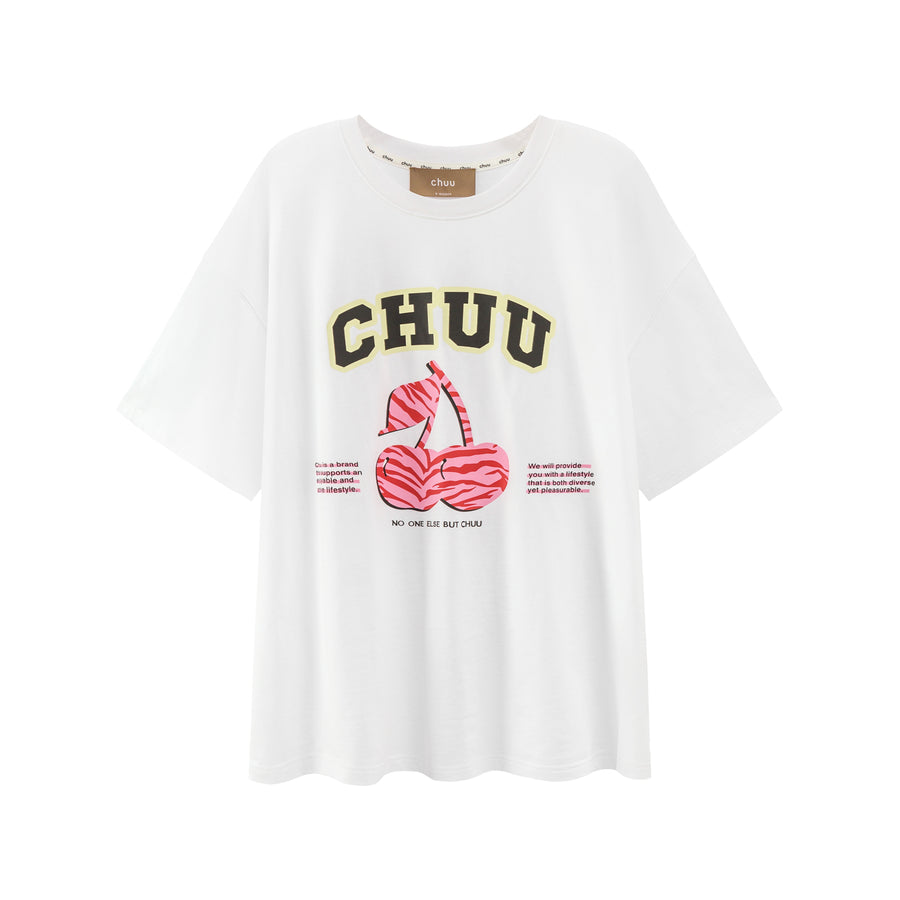 CHUU A Big Time For Manifestation Printed T-Shirt