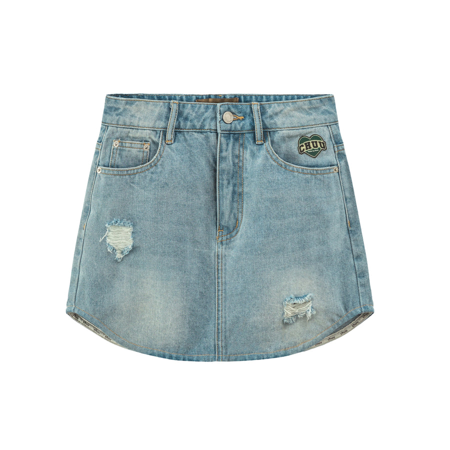 CHUU Inspiration Is All Around You Denim Skirt