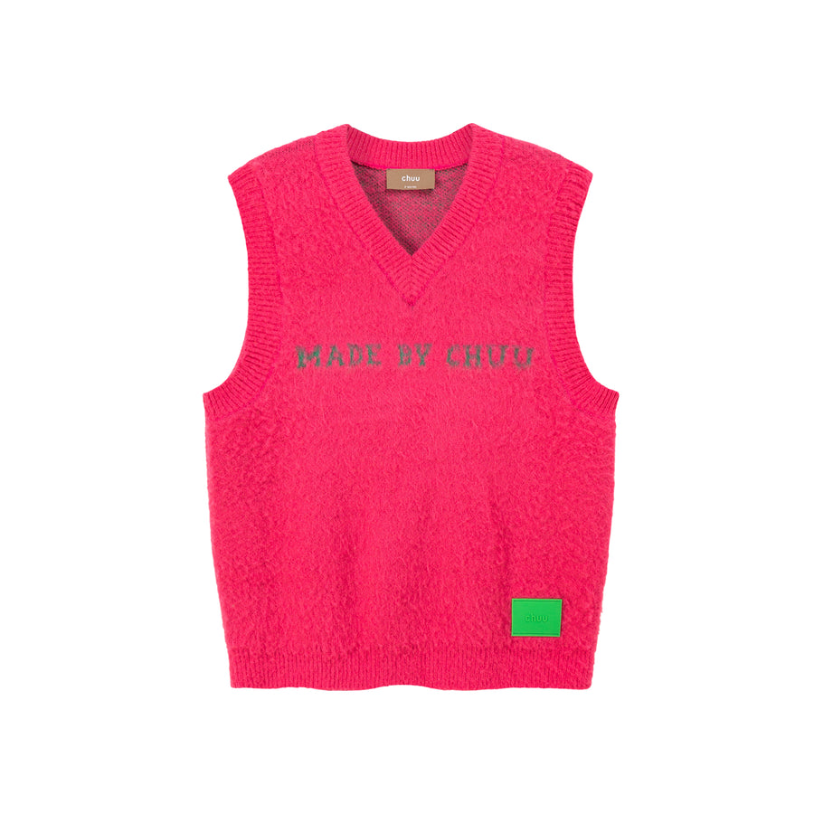 CHUU My Energy Is Right V-Neck Loose Fit Vest