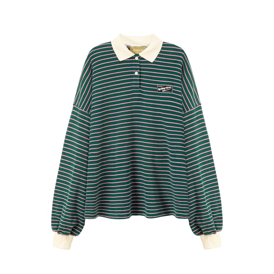 CHUU Stripe Inner Layer Sweatshirt