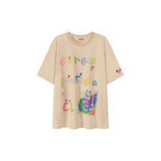 Circus Character Loose-Fit T-Shirt