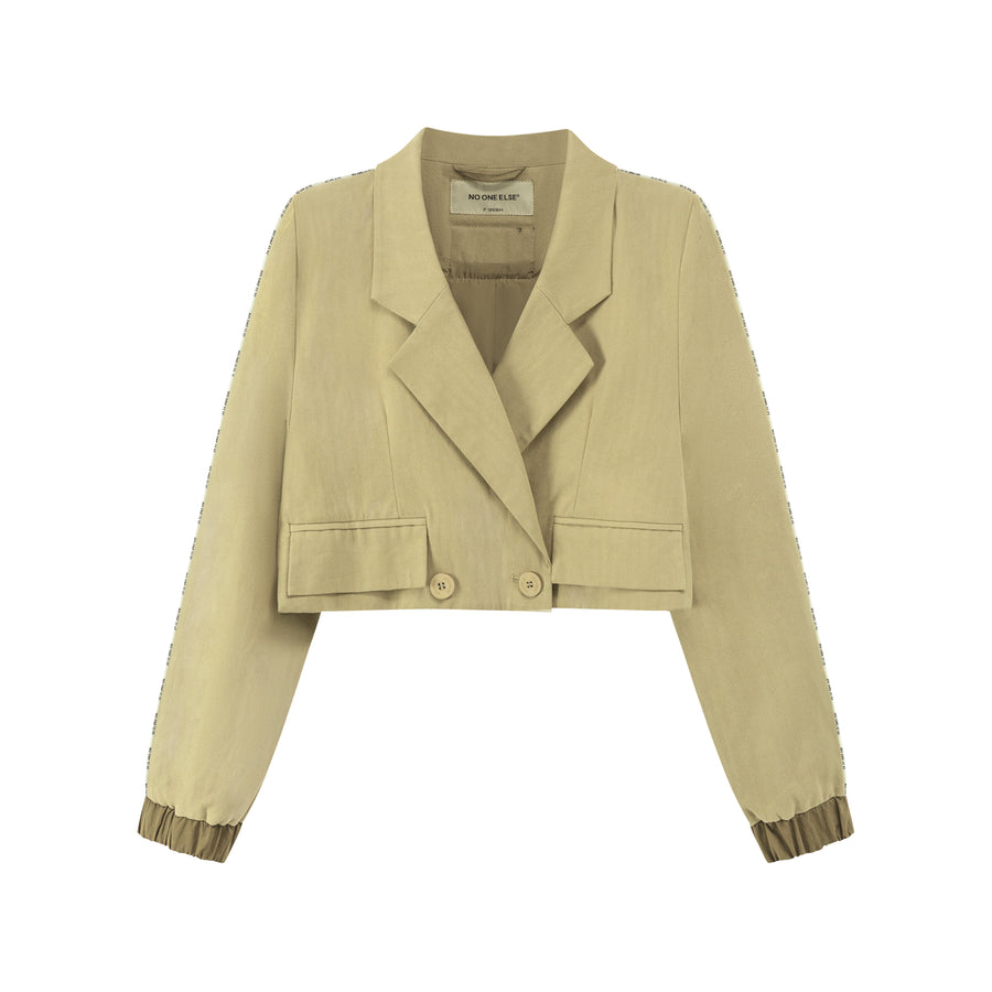 CHUU Noe Cropped Blazer Outer Jacket