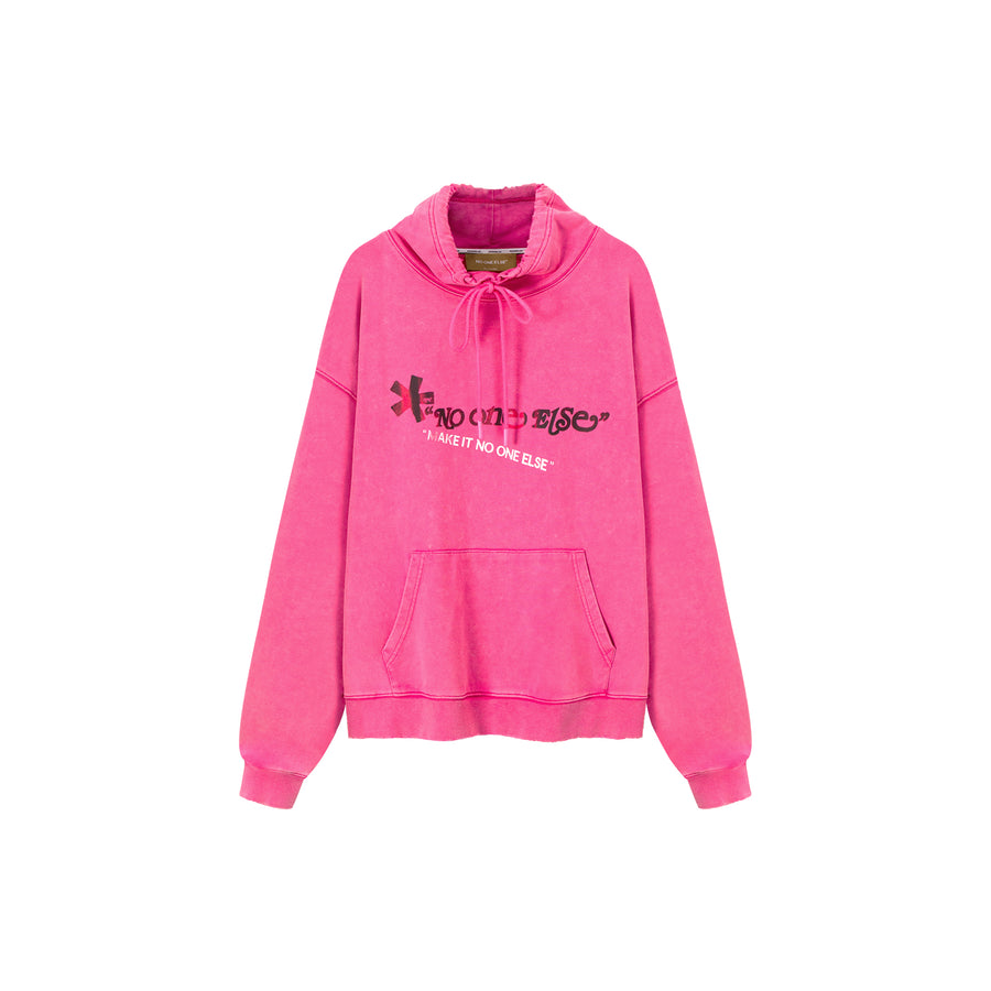 CHUU Star Logo Loose Fit Hoodie