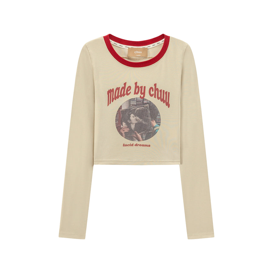 CHUU Lucid Dreams Cropped T-Shirt