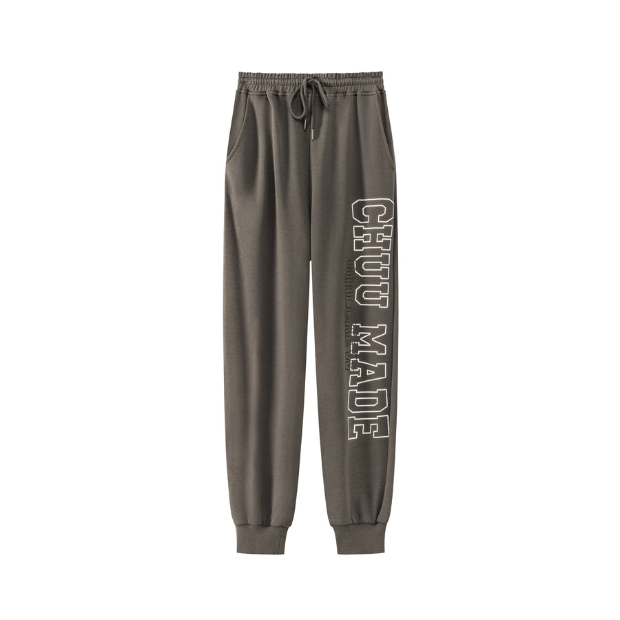 CHUU Stars That Shine High-Waist Jogger Pants