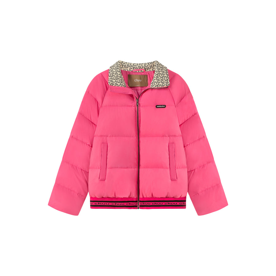 CHUU Pink Sunshine Padded Jacket