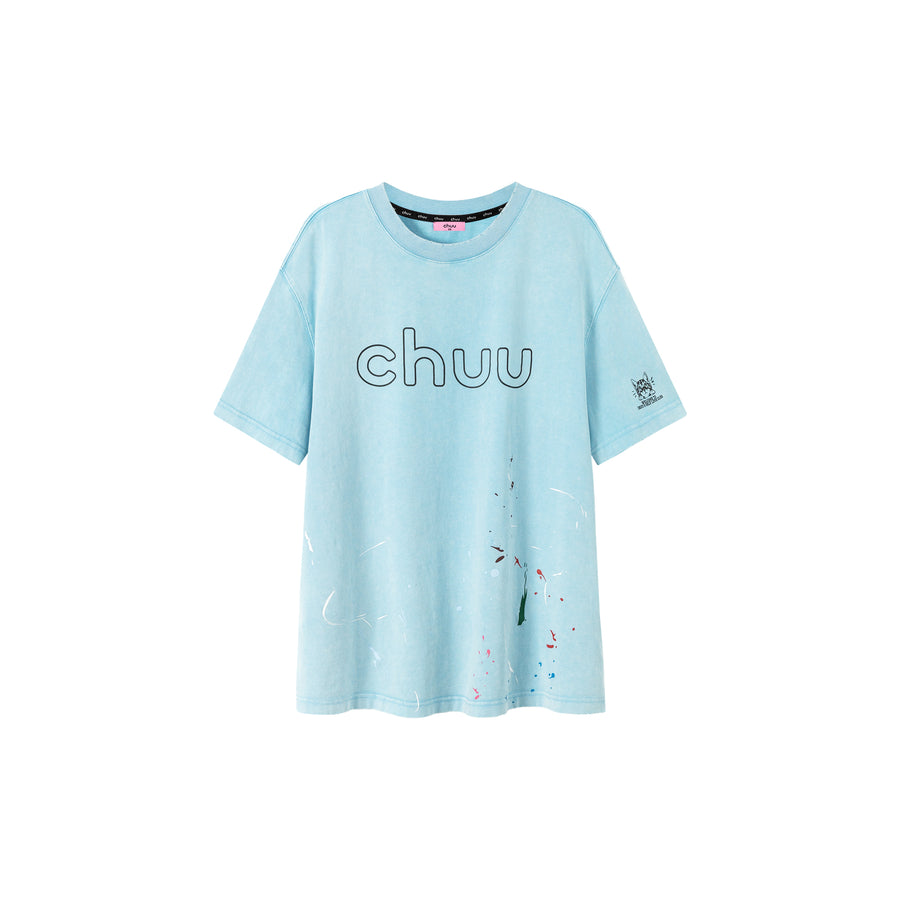 CHUU Chuu Logo Cotton Loose Fit T-Shirt