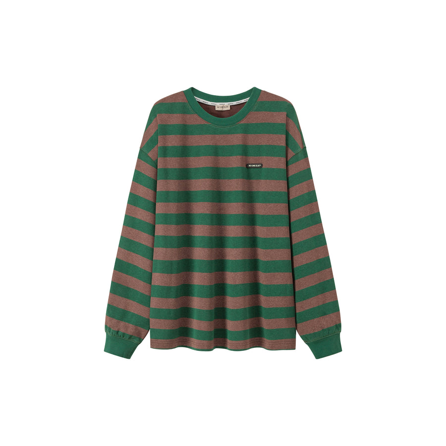 CHUU Stripe Color Sweatshirt