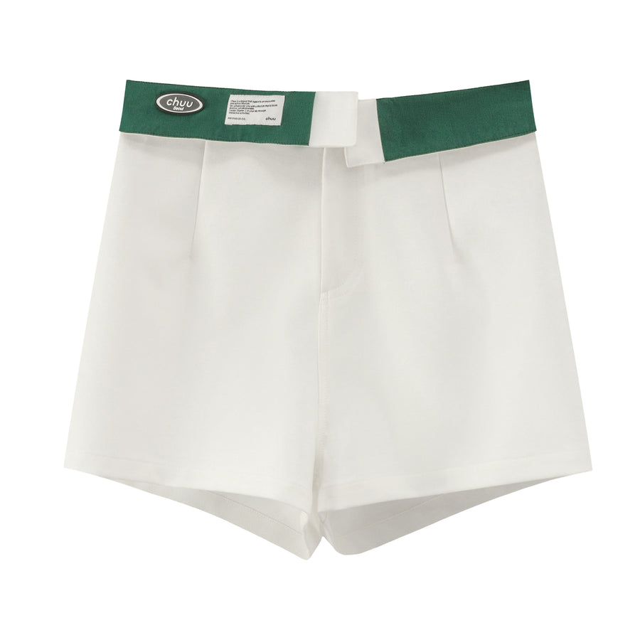 CHUU Color Banding Wide Shorts