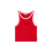 Heart Colored Sleeveless Shirt