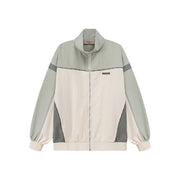 Color Matching Loose Fit Field Jacket