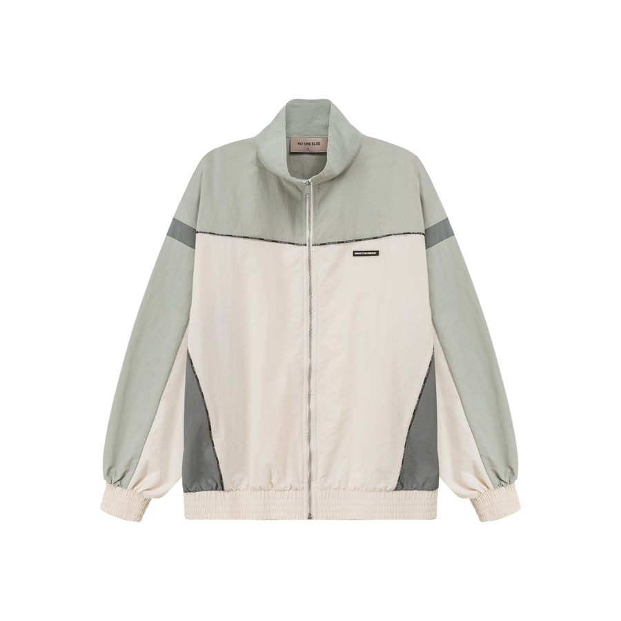 CHUU Color Matching Loose Fit Field Jacket