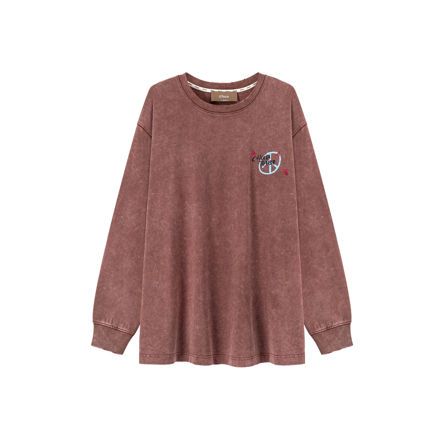 CHUU My Favorite View Loose Fit Round T-Shirt