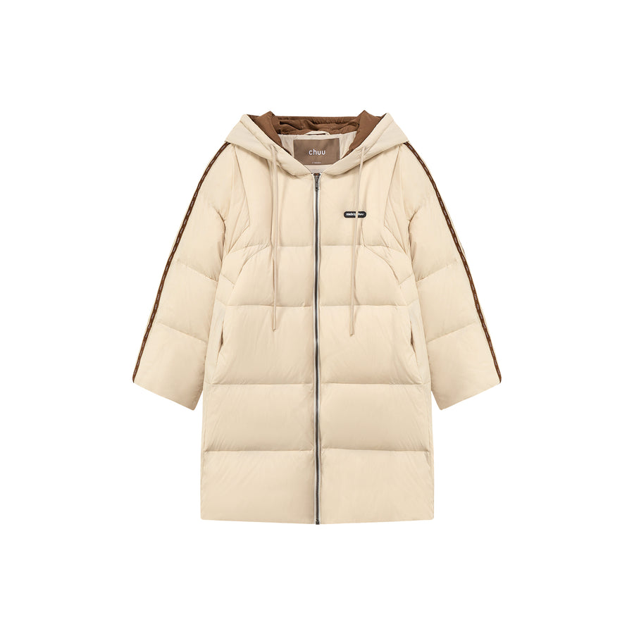 CHUU Duck Down Hooded Padded Coat