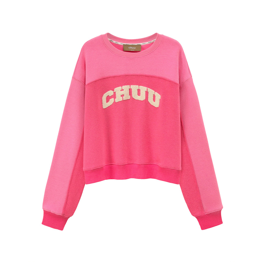 CHUU The Apple Of My Eye Loose-Fit Sweatshirt