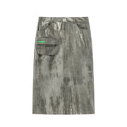 Vintage Washed Long Skirt