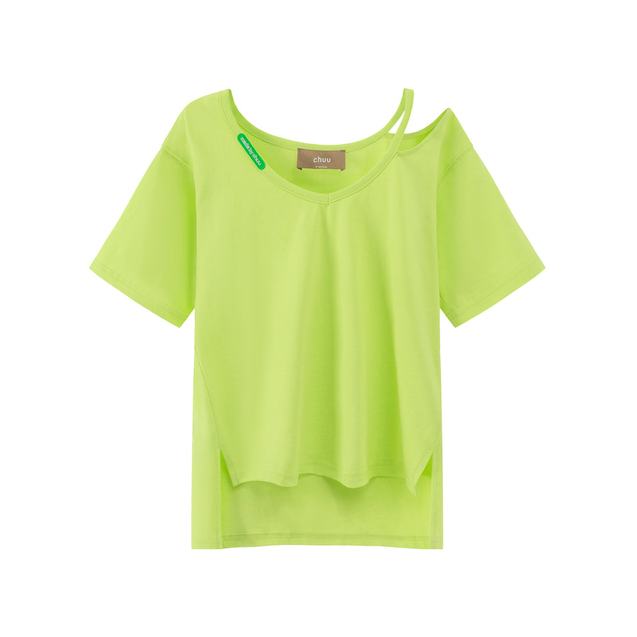 CHUU Makes Me Think Of You Cutout Top