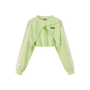 Diagonal Bolero Sweatshirt