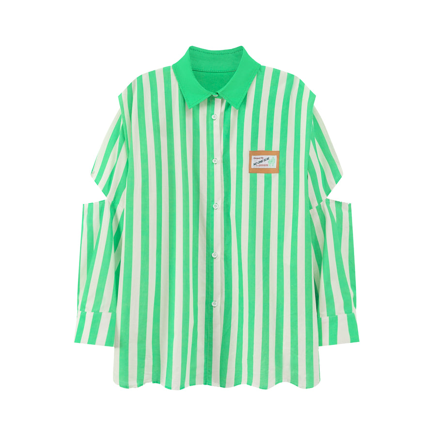 CHUU Vertical Stripes Loosefit Shirt