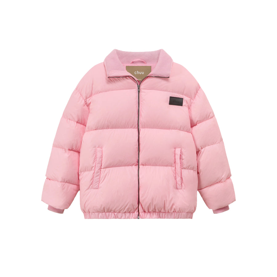 CHUU Duck Down High Neck Padded Coat