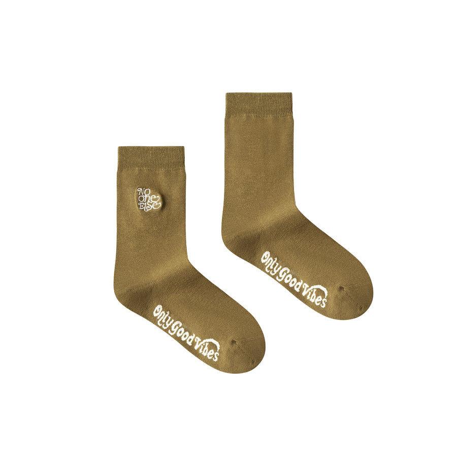 CHUU Calligraphy Ankle Socks