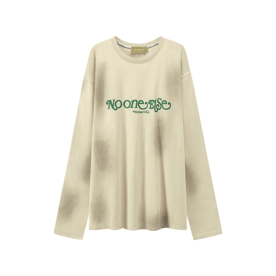 CHUU Noe Printed Long Sleeve T-Shirt