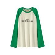 Lettering Raglan T-Shirt