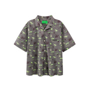 Dinosaur Print Short Sleeve Shirt