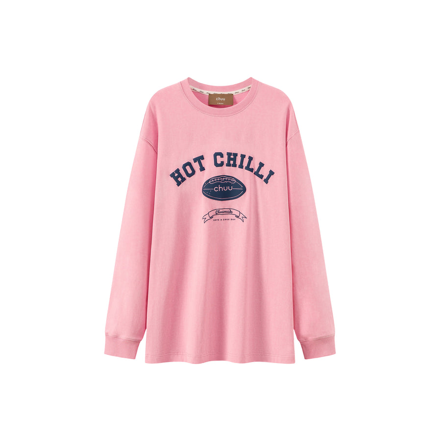 CHUU Hot Chili Long Sleeve T-Shirt