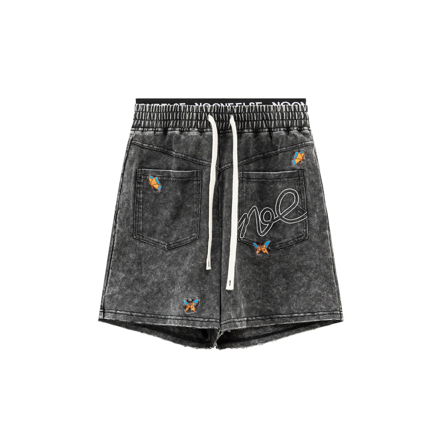 CHUU Banded Butterfly Pocket Shorts