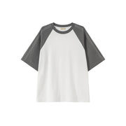 Basic Raglan Color T-Shirt