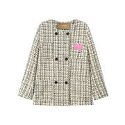 Princess Treatment Check Double Tweed Jacket