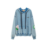 Cute Cartoon Overfit Hoodie