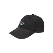 Colorful Embroidered Denim Ball Cap