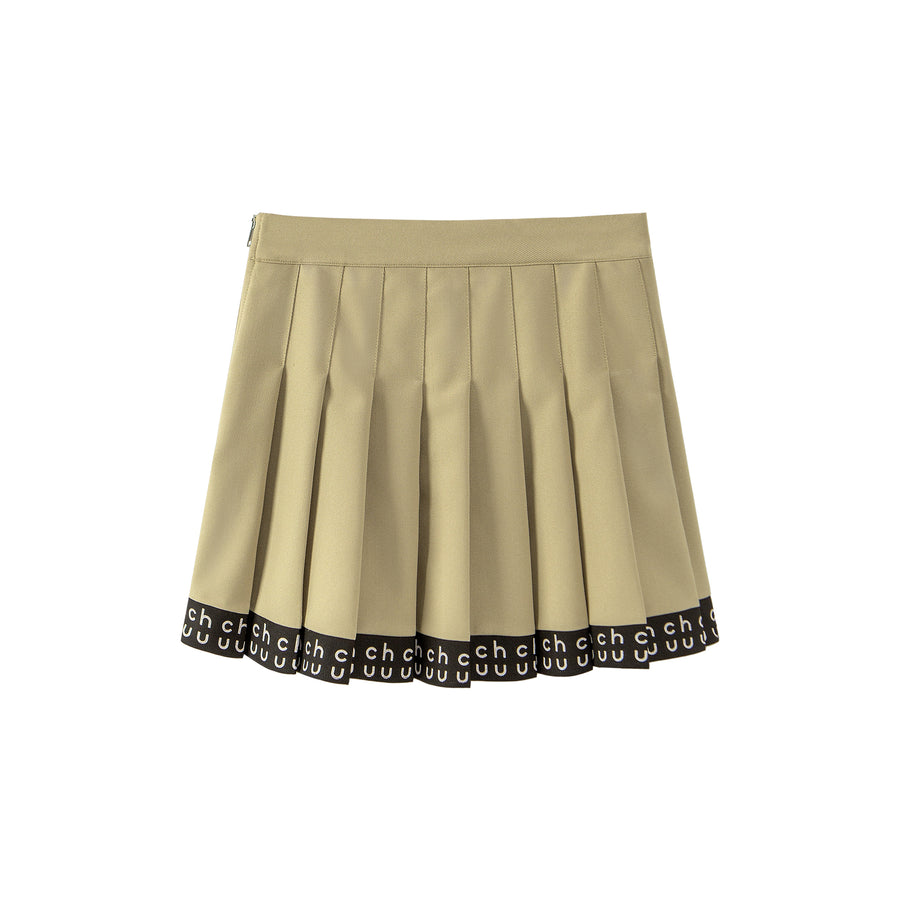 CHUU Hem Band Mini Tennis Pleated Skirt