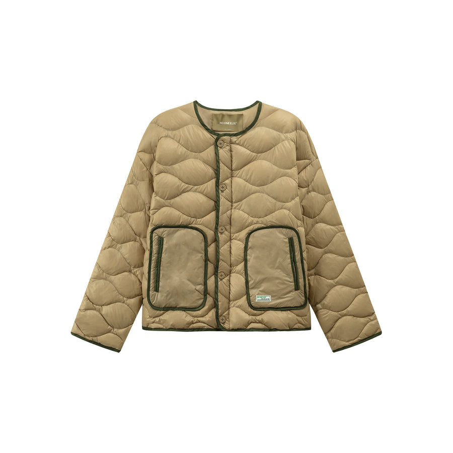 CHUU Wave Quilting Padded Jacket