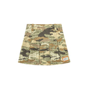 Camouflage High Waist Mini Skirt