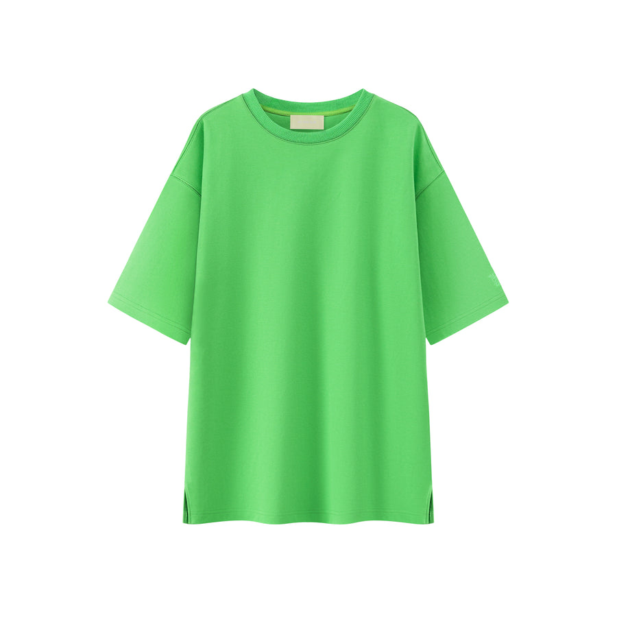 CHUU Solid Color Oversized Thick T-Shirt