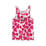 Painted Hearts Sleeveless Top