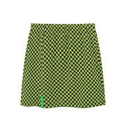 Some Statements Mini Checkered Skirt