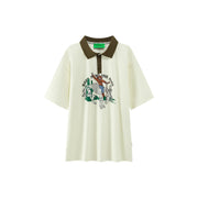 Skeleton Cowboy Polo T-Shirt