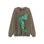 Butterflies Oversized Sweatshirt