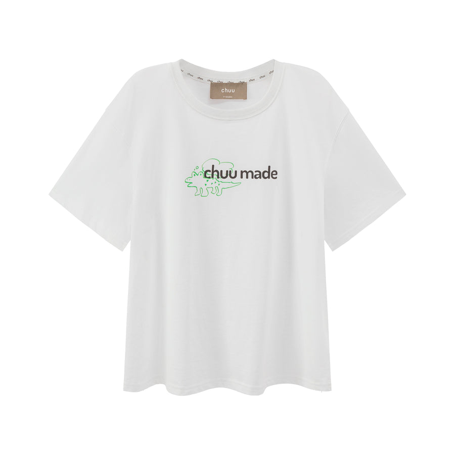 CHUU Chuumade Logo Simple T-Shirt