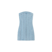 Tube Top Denim Dress