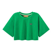 Chuu Logo Overfit Crop T-Shirt