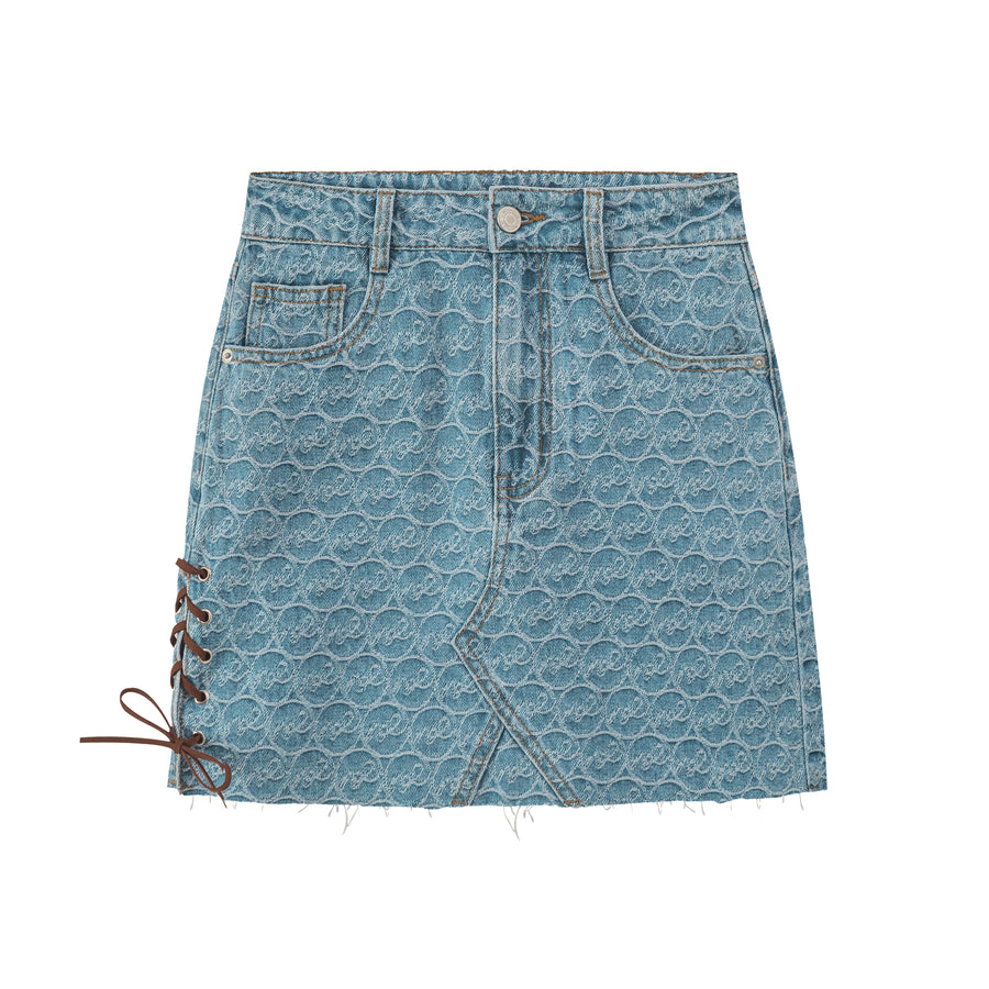 CHUU Where Stories Are Set Denim Skirt