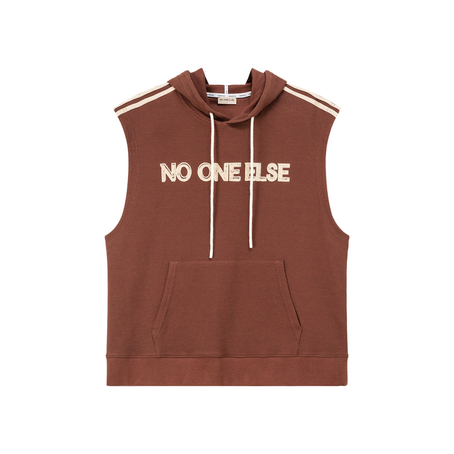 CHUU Loose Fit Hoodie Vest